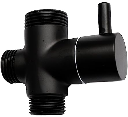 AquaParts Dreiwege Umschaltventil 1/2 x 1/2 x 3/4 | Chrom Poliert | Ventil | Badventil | Absperrventil | Umschalter | Umsteller | für die Dusche, Toiletten, Badezimmer, Küche