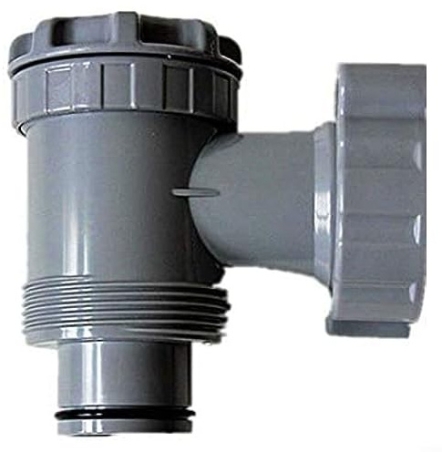 Vanne à piston de piscine Plusfor hors sol, robinet d'arrêt en PVC pour piscines, remplacement de la vanne à piston marche/arrêt uniquement, pompe de filtration de piscine 38 accessoires de piscine
