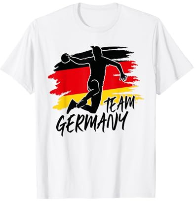 Deutschland Handball Team Flagge Ball T-Shirt