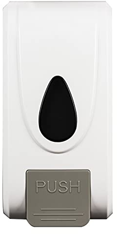 Dosificador de jabón Dispensador de jabón Manual de la Pared del dispensador de la Pared del desinfectante de la Mano, para 1000 ml de Gel/líquido, para públicos/baño, dispensador Recargable dispe