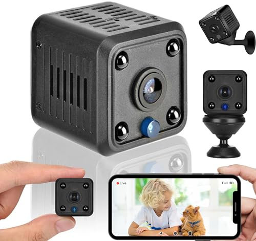 TradeProvider® Mini Camera CCTV Security Coverage Wifi Spy Cam Nanny with Motion Detection Night Vision Smart Home Security Remote Wireless Camera Watch Anywhere Anytime Good Housekeeping Assistant
