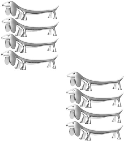 Hoement 8stücke Teiliges Aus Legierungs-stäbchenhaltern Für Essstäbchen Löffel Und Gabeln Praktische Und Stilvolle Tischdekoration Für Elegantes Esserlebnis