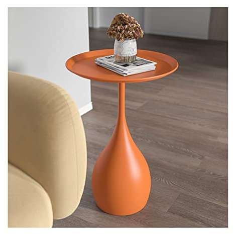 FGDIUCVN Coffee Table Round Side Table Modern Living Room Sofa Side Small End Table Bedroom Bedside Table Office Metal Mini Coffee Table Sofa Side End Table (Color : F) Full moon