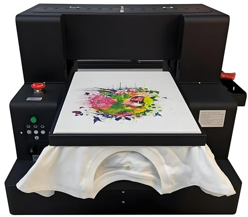 PEIXU A3 DTG DTF Impresora A3L805 DTF DTG Multifuncional Área de Impresión 42CM* 30CM Impresora Directa de Camisetas Máquina de Transferencia,para La Impresión de Tejidos,Prendas de Vestir