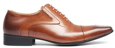 DXSYGMBN Chaussure Homme Derby Oxford Homme Classique Brogues Mariage Chaussures Dressing Casual Lacets,Jaune,42 EU