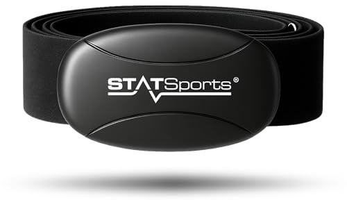 STATSports Heart Rate Monitor Chest Strap - Compatible ONLY with APEX GPS Tracker & Academy App - Wearable Magnetic HRM - Bluetooth Pulse & Sports HR Monitor for Football Fitness Training