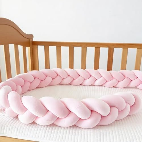 GYCS Serpente Letto Cuscino, Cuscino Intrecciato, Cuscini Intrecciato Annodato, Cuscino Coccoloso Soffice Intrecciato, Letto A ​Treccia Cuscino, Paracolpi Sponda Sponde Anticaduta,A04,350cm