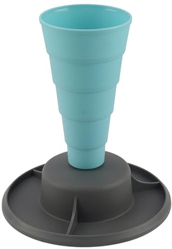 Piping Bag Holder Safe PP Foldable Stand with Stable Pedestal Cupcake Decorating