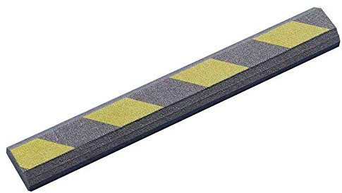 Mottez 1524020 Paracolpi Garage Adesivo, 50cm x 7cm, Giallo/Nero, Confezioni da 2