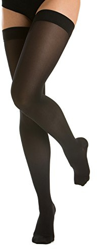 Relaxsan M2170 (Nero 5-XXL) Calze autoreggenti microfibra classe 2 - K2 compressione graduta