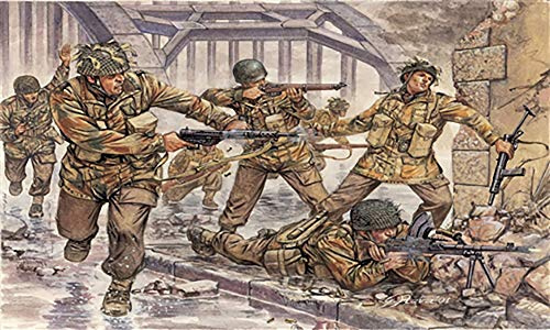 Italeri 510006034 - 1:72 Britische Fallschirmjäger, Braun