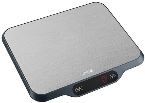 Bilancia da cucina professionale - Capacità 15kg con precisione 1g - Superficie in acciaio inox - Touch sensor