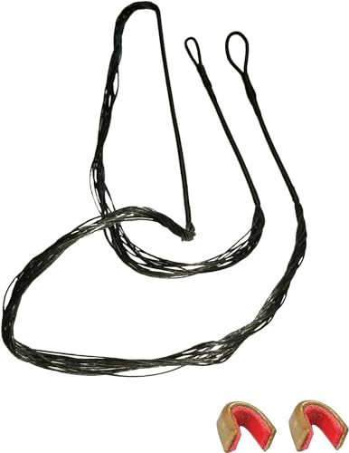 KESHES Dacron Bow String for Traditional and Recurve Bow - Bowstring 12,14,16 Strands - All Length Sizes from 44-70 Inches (AMO 64 (actual 60), 16 Strands (recommended for up to 65lb.))