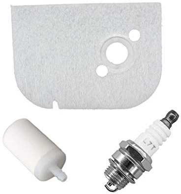 AISEN Luftfilter mit Zündkerze Benzinfilter für Stihl 009 010 011 012 Motorsäge # 1120 120 1600