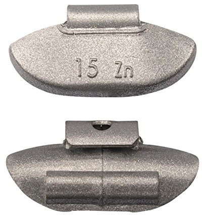 HASKYY 25x 15g Schlaggewichte Stahlfelgen Auswuchtgewichte Wuchtgewichte Gewichte (15 Gramm, 25x)
