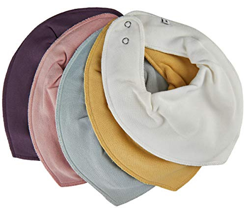 Pippi Unisex Baby Bandana Bib - Solid Halstuch, Misty rose, Einheitsgröße EU