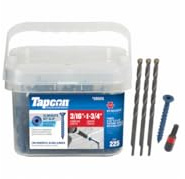 Tapcon 28555 3/16x1-3/4 Blue Star Drive Bugle Head Concrete Anchors 225/Box