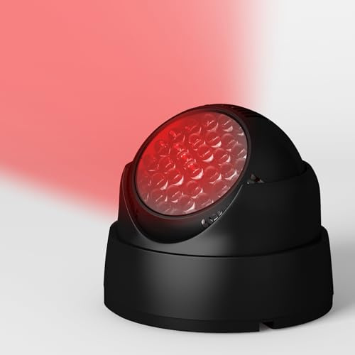 Ir Illuminator Infrarotlampe Kompatibel Quest 3/2/Quest/PS VR2/Pico 4 | No-Light Disturbance, Hochempfindliches Nachtsicht-Zusatzlicht mit Europäischem Standard-Schalteradapter (1,5 m) Schwarz