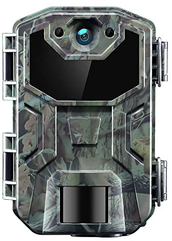 PAKLIF Occhiali per la visione notturna Wildlife Trap Camera HC300 20MP Night Vision Motion Activated Design impermeabile aggiornato 1080P Low Glow for la fauna selvatica Facile da mettere a fuoco