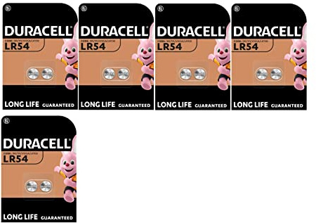 Duracell LR54, Knopfzelle - 10 Batterien