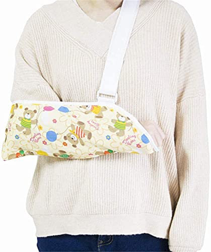 Armschlinge für Schulterverletzungen, Armschlinge für gebrochenes Handgelenk, Armunterstützung, medizinische Qualität für Kinder, Armschlinge, verstellbare Schulterschlinge, Wegfahrsperre zu