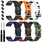 EZMVZKU 26mm Silicone Cinturino per Garmin Fenix 8 AMOLED 51mm/7X Pro/7X/6X Pro/6X/5X Plus/5X/3 HR,QuickFit Sportivo Cinturino Ricambio per Enduro 3/2/Epix Pro/Tactix 8/Descent Mk31 51mm/Descent Mk2i
