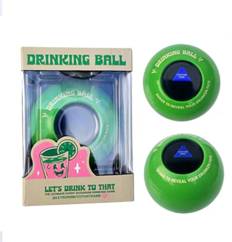 Garden Games & Outdoor Games for Adults – Fun Decision Making Ball Drinking Game, Hen Party Accessories & University Essentials | Hilarious Party Game for Stag Nights & Gifts | Let’s Replay