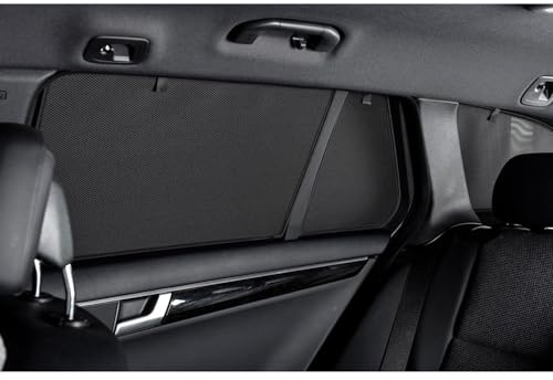 Juego de Car Shades (Puertas traseras) Compatible con Seat Leon IV HB 5-Puertas 2020- (2-Partes) cortinillas Parasol a Medida