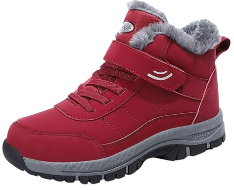 LinRim Orthoboots Pro - Ergonomische Winterstiefel, Rutschfest Winterstiefel Damen Herren Wasserdicht Gefüttert Winterschuhe Boots Warm Gefüttert Schneestiefel Kurzschaft Stiefel Outdoor Boots
