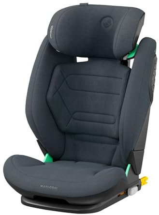 Maxi-Cosi RodiFix Pro² i-Size, High Back Booster Seat, 3.5-12 Years, 100-150 cm, 3 Recline Positions, G-Cell Side Impact Protection, ClimaFlow, ISOFIX Car Seat, Authentic Graphite