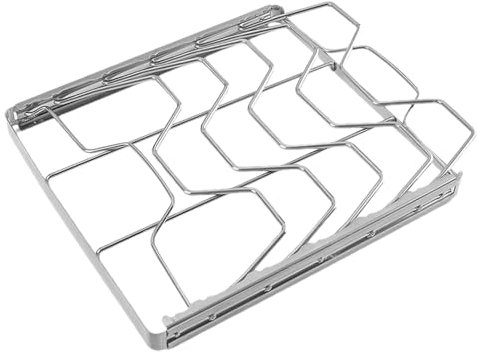Racks de barbecue pour grille, Rack de barbecue - Grille de rôtissoire barbecue - Support de grille en acier inoxydable, grille de côtelettes pour grille extérieure, grille
