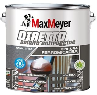 MAXMEYER Diretto Antiruggine Ferromicaceo Grigio Ghisa Base 2 L