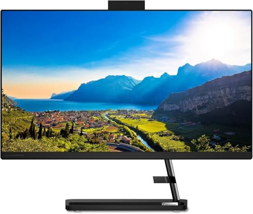 Lenovo IdeaCentre AIO 3 27ALC6 27 All In One Desktop PC | AMD Ryzen 5 7430U | 16GB RAM | 1TB SSD | 5MP Webcam | Integrated AMD Radeon Graphics | Windows 11 Home | Black