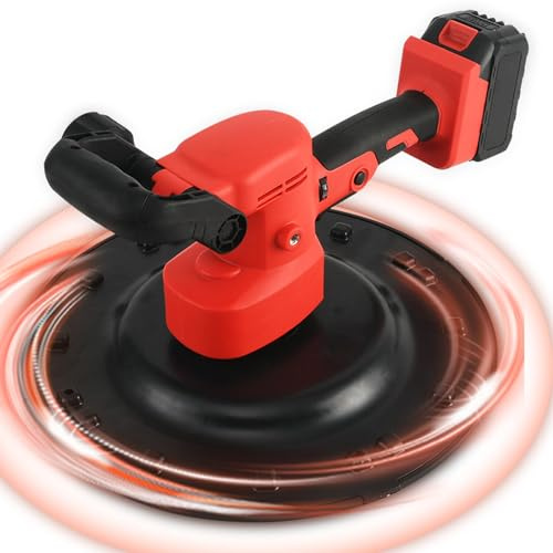 Cazzuola elettrica per betoniera con regolazione a 6 velocità e batteria al litio, levigatrice per pareti per malta cementizia