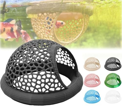 Floating Betta Fish Tank Accessories,3-In-1 Floating Hammock,Feeder Ring & Resting Spot,Aquarium Feeding Ring,3d-Printed Floating Betta Cave & Shrimp Hideout,Water-Borne Pets To Breed,Play And Rest
