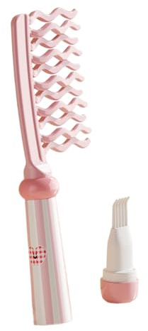 Duroecsain Peine para Rizos - Peine Ancho Para Cabello Rizado | Herramientas de Estilismo Capilar con Mango, Cepillo de Ondas de Doble para Niñas y Mujeres