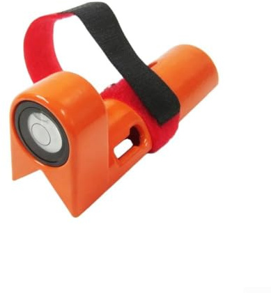 Niveau à bulle réglable en métal pour l'arpentage du personnel de tour et poteau de centrage, fiole transparente pour vérification verticale de plomberie, sangle flexible pour poteaux ronds, outil de