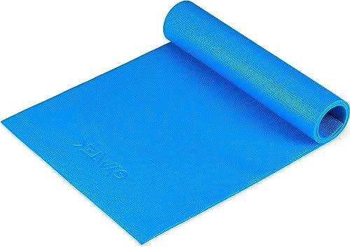 Gymtek Tapis de yoga - Tapis d'entraînement - 173 x 61 cm - Fitness - Tapis de gymnastique ultra léger - Sangles de transport - Pilates - Tapis de sport - Épais - Dévaluation du mouvement - Aérobic