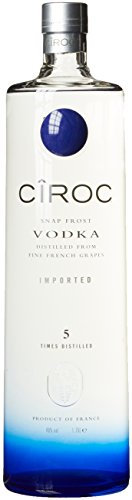 CîROC Snap Frost, Ultra-Premium Wodka, aus feinen Trauben, mit köstlichem Zitrusgeschmack, handgefertigt im Süden Frankreichs, 40% vol, 1750ml Einzelflasche