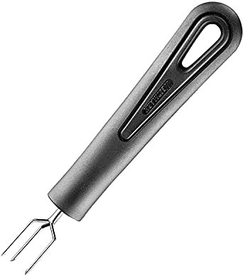 Westmark Pellkartoffelgabel mit 3 Zinken, Länge: 15,9 cm, Rostfreier Edelstahl/Kunststoff, Gentle, Schwarz, 28142270