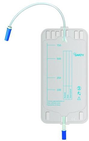 Safety Sacca Da Gamba Per Raccolta Urina Tubo 35 cm 10 Pezzi