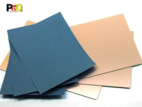 POPESQ® - 3 STK. x Leiterplatte PCB 160mm x 100mm 1mm Einseitig mit Sandpapier PCB Cu Laminat CNC#A1882