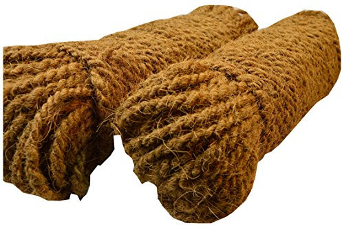 Unbekannt ca.200 Meter(ca.4Kg) Kokosgarn-Dholl Baumstrick 100% Kokosfaser Strick Seil Baumstrick Zum Anbinden von Bäumen, Gehölzen und Sträuchern