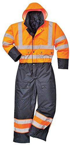 Portwest Herren S485 Kontrastierender Overall. Gefüttert (1er Pack)