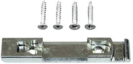 GU Schließblech Schliessplatte 8-910 oder 8.008910 oder auch 8-00910 (8-00910-00-0-1) incl. SN-TEC Montagematerial