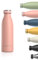 LARS NYSØM Edelstahl Trinkflasche 350ml, 500ml, 750ml, 1L, 1 5 liter | Thermosflasche Kohlensäure geeignet | Auslaufsichere Wasserflasche für Sport, Outdoor, Schule (Blush Rose, 500ml)