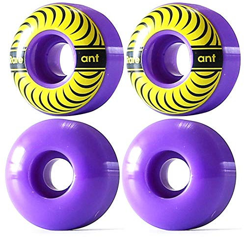 JHKJ Skateboardräder Mit Lagern 52X30mm Longboard Ersatzräder High Rebound PU Wheel Cruiser Wheels Street (4Er Set) Skateboard Rollen Rollen Longboard Ersatz Rader,Lila