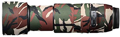 easyCover - Lens Protection Camouflage Cover - Objektivschutz - Schutz für Ihr Kameraobjektiv - Geeignet für Tamron 100-400mm F4.5-6.3 Di VC USD（Model A035 - Grüne Camouflage