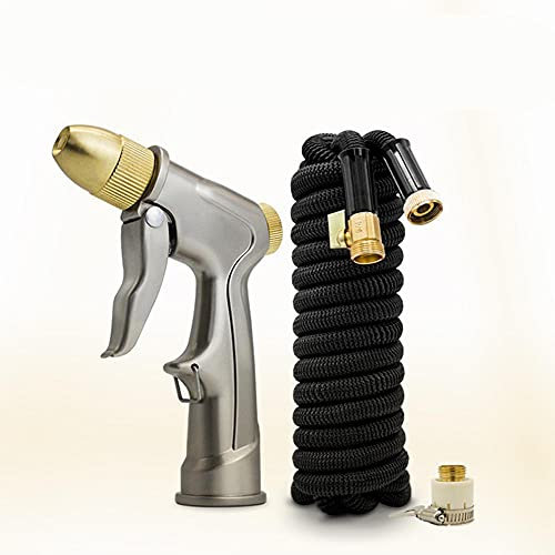 Gartenschlauch Garden Hose Wasserschlauch Camping Flexischlauch Hochdruckautowäsche-Artefakt, Gespritzt Aus Dem Röhren-Wasser-Teleskopschlauch-Set Home Pinsel-15 Meter Nach Der Wassereinspritzung