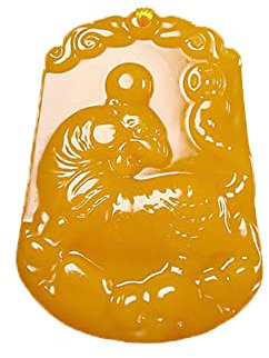 PAMTIER 12 Collier Pendentifs du Zodiaque Chinois pour Homme Chaîne Bijoux Signe du Zodiaque Tigre